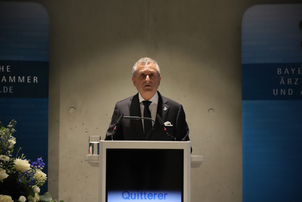 Auftaktveranstaltung BÄT: Dr. Gerald Quitterer, Präsident der BLÄK